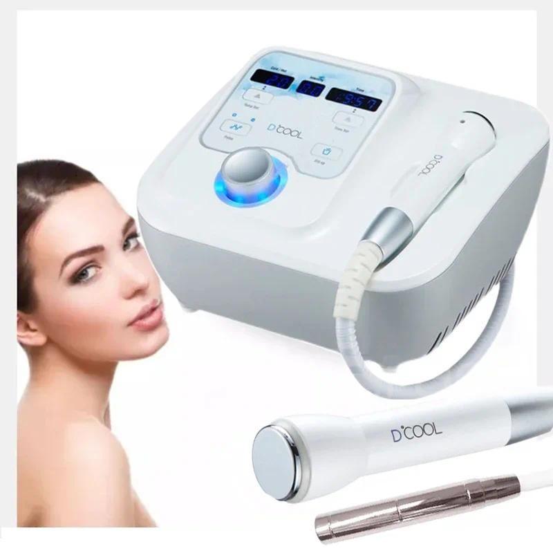 Portable Cool + Hot + EMS Face Tightening Cryo Pen Anti Puffiness Facial Electroporation Machine Beauty Device