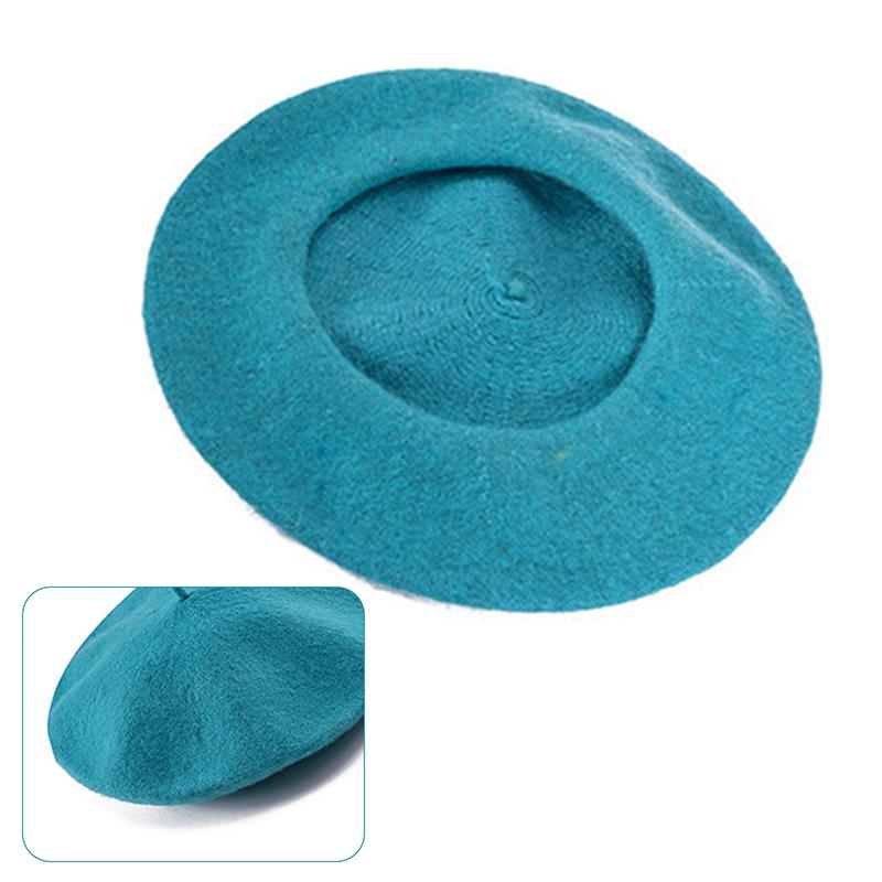 Vintage Damen Mädchen Baskenmütze Künstler Winter Warm Einfache Mütze Kappe Kopfbedeckung Hüte Für Frauen Einfarbige Klassische Mütze Maler Baskenmützen