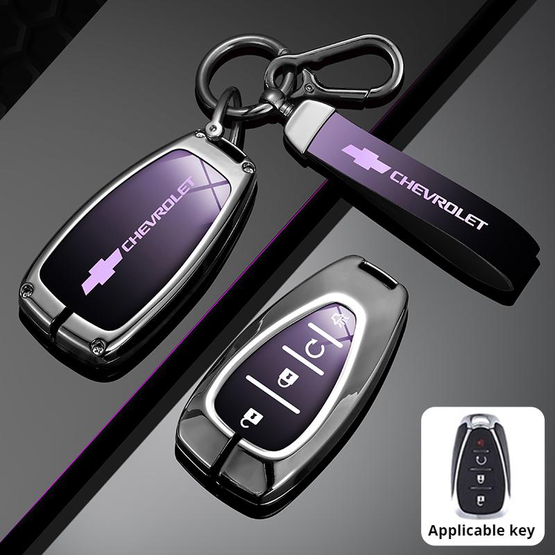 Zinc Alloy Car Flip Key Case Cover Shell Bag For Chevrolet Cruze Aveo Trax Sail Malibu Captiva Prism Spark Protector Accessories