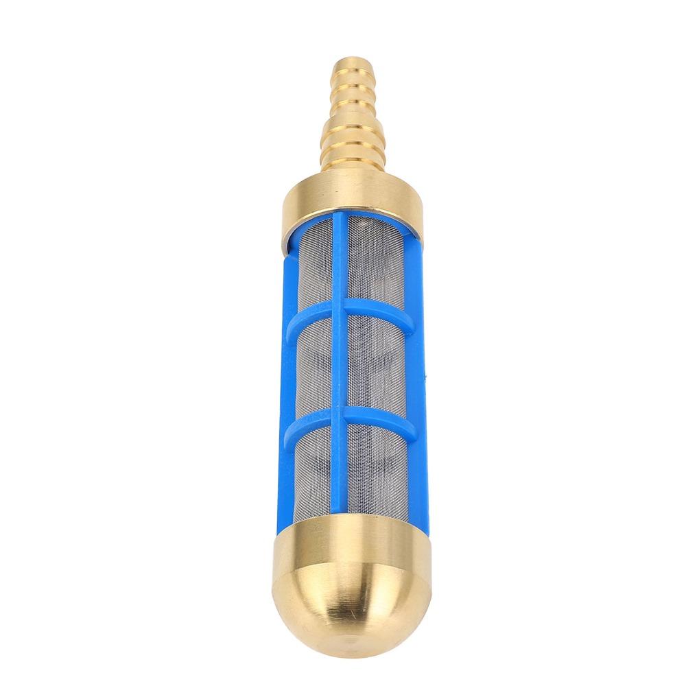 Brass and Stainless Steel Water Suction Strainer Blue and Yellow Pickup Filter