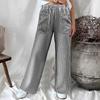 Women's Straight Pants Fashion Casual Pants Nine Point Harlan Pants