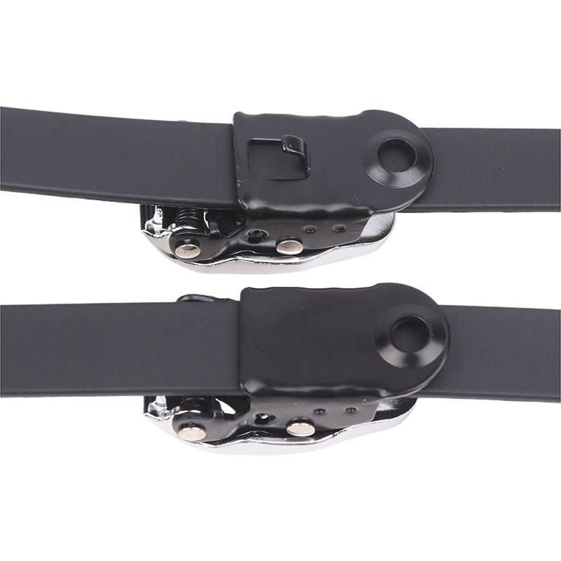 Adjustable Ski Strap Binding Attachment For Multiple Occasions With Ratchet Tongue Ladder To Secure Shoelaces For Roller Skating