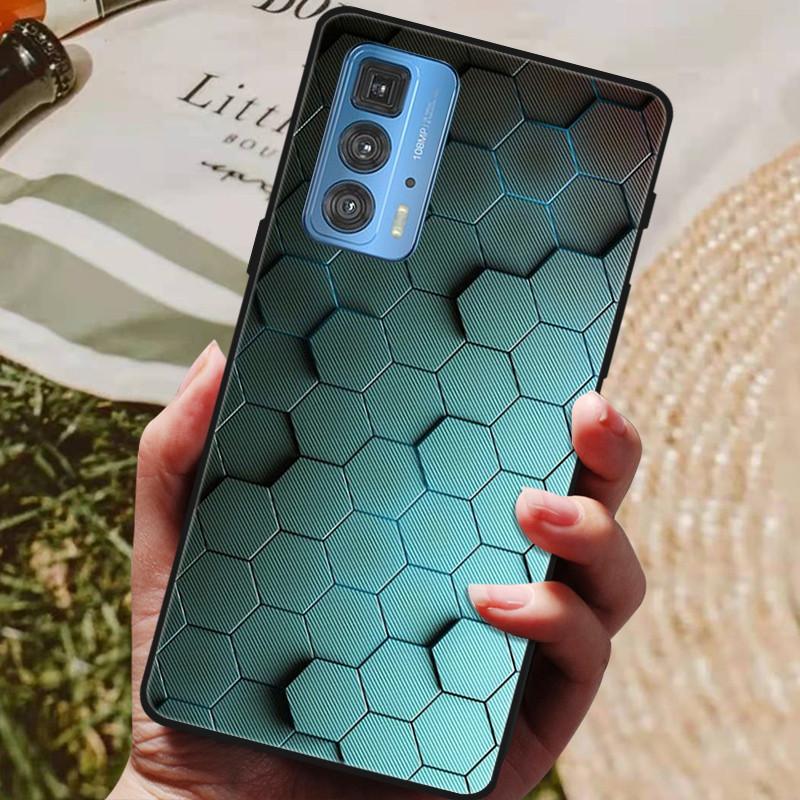 Für Motorola Moto Edge 20 Pro Hülle Weiche TPU Silikon Rückseite für Motorola Moto Edge S 20 Pro 5G Handyhüllen Mode Coque