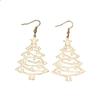2024 European-American Creative High-End Christmas Tree Dangle Earrings