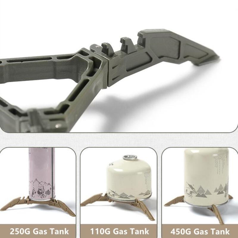 Outdoor Gas Tanks Bracket Universal Plastic Camping Stove Stand Tripods Holder