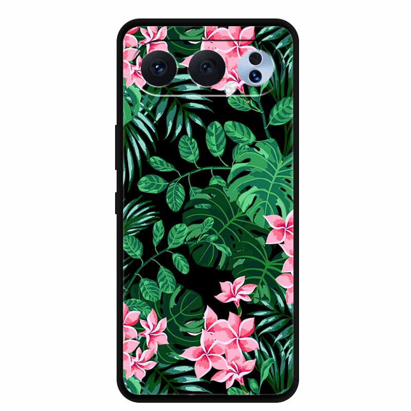 Black Silicone Case For Honor 500 Pro 5G Cases 6.55" Cartoon Animals Soft TPU Back Cover For Honor 500Pro 2025 Case Coque Fundas
