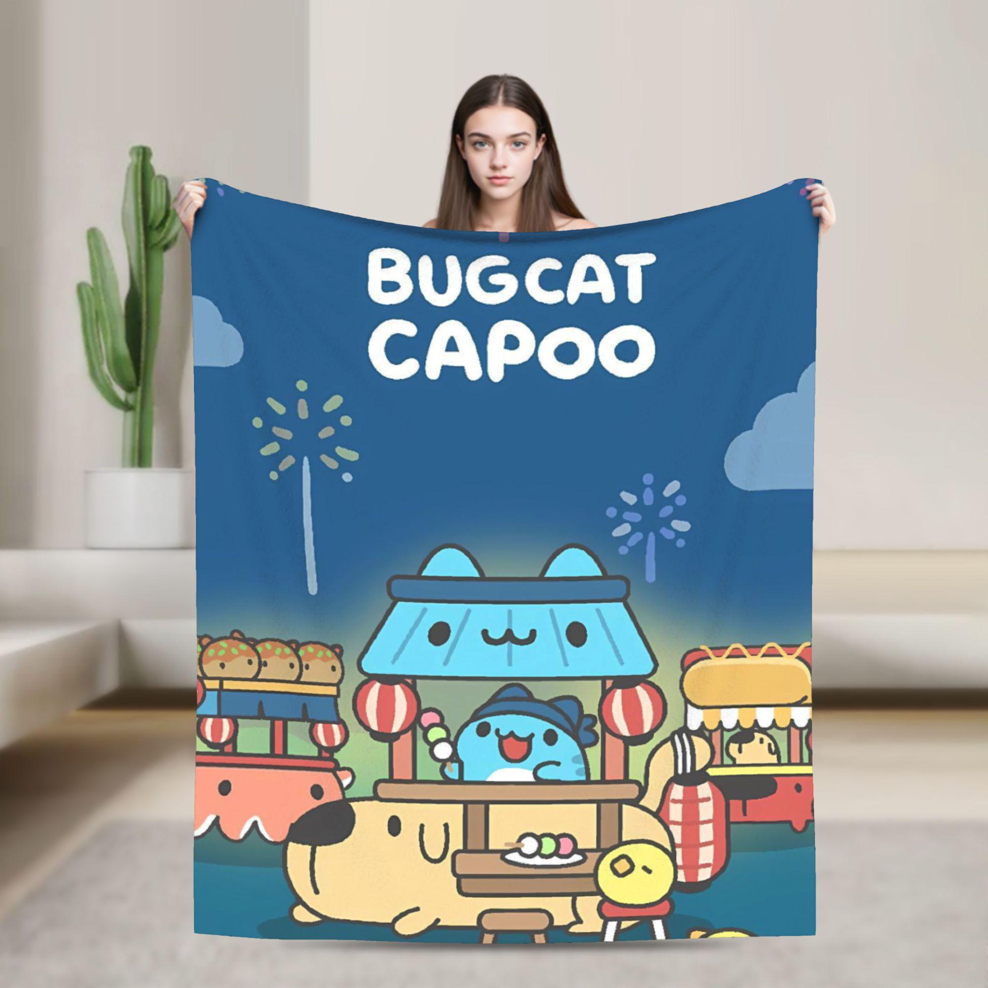 

Теплое Мягкое Путешествие на самолете Bugcat Capoos Милое Флисовое Одеяло-накидка Фланелевое Покрывало Для Дивана Кровати Модное Покрывало для Дивана-кровати 30x40in