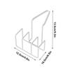 Sink Sponge Holder Rustproof 3-Slot Storage Rack Sponge Holder For Kitchen Sink For Scrubber Cleaning Brush Soap Dish Cloths