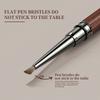 Wood Handle Triangular Petal Nail Brush Acrylic Nail Art Liner Brush Grid Stripes Flower Painting Drawing Pen DIY Manicure Tool