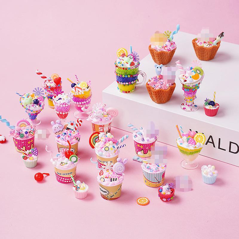 DIY Ice Cream Making Kit for Kids - Toy Food & Cake Simulation