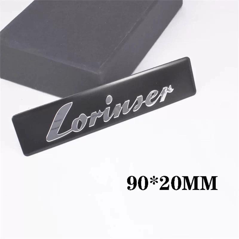 1pc 3D Metal Lorinser Logo Emblem Decal Side Fender Rear Trunk Badge Sticker Style-D-1pc