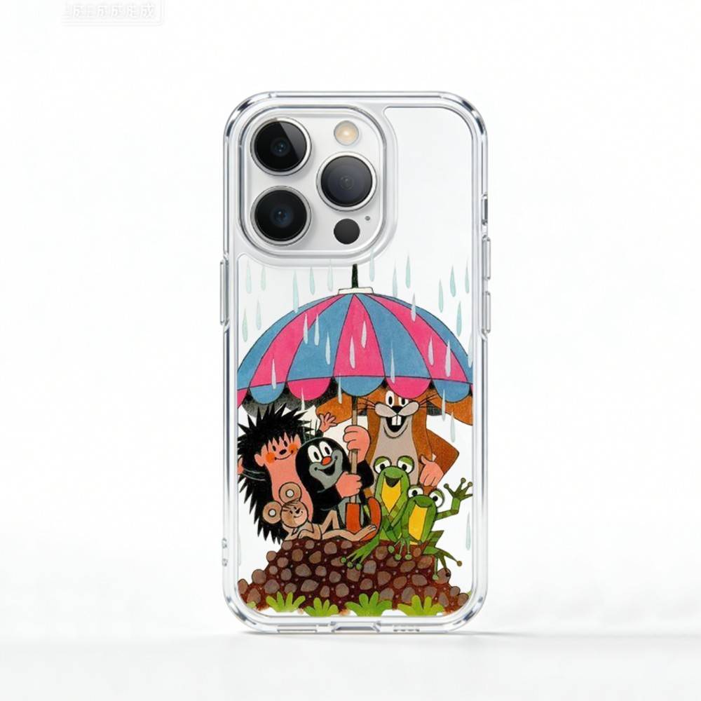 Sweet Cartoon T-The L-Little Mole Phone Case For iPhone 17 16 15 14 13 12 11 Mini Pro Max Plus Transparent Cover