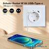 Model 153 Smart WiFi Wall Socket with Tempered Glass Panel - Alice Voice App Compatible