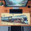 Vintage Steam Train Night Sky Large Game Playmat Non Slip Rubber Desk Mat For Card Board Game Keyboard Mouse Desktop Surface