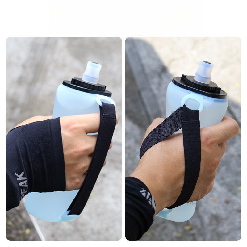 Handheld Running Water Bottle, Foldable Sports Water Bottle
