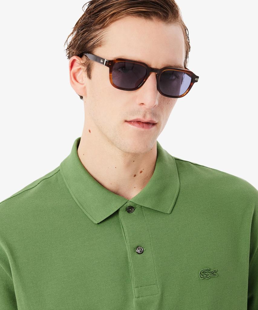 LACOSTE Men'S Croc Signature Loose Fit Short Sleeve Polo Shirt Ph7757-56G 02M