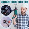 Square Hole Cutter for Electrical Box Socket Slot Cutter Stainless Steel Square Hole Puncher Creative Junction Box Cutout Saw