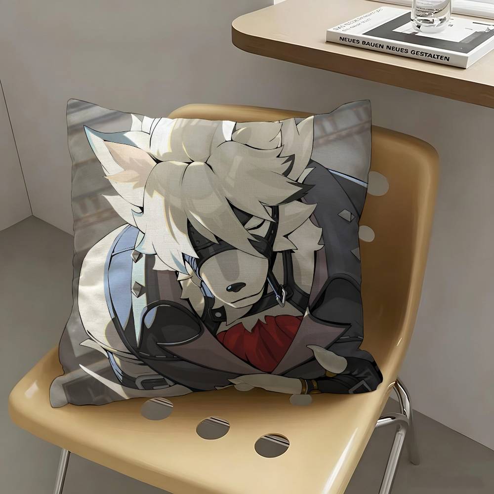 1pc Von L-ycaon Pillow Case Fashion Square Pillowcase Bedroom Sofa Room Ins Decoration Leisure