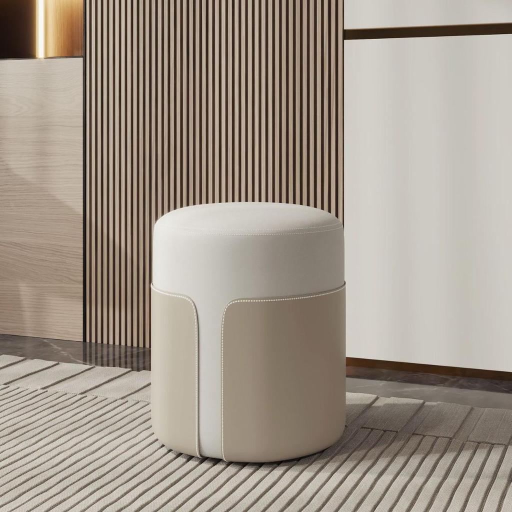 Luxury Makeup Stool: Modern Minimalist Vanity Chair for Girls' Bedrooms and Nail Art Spaces