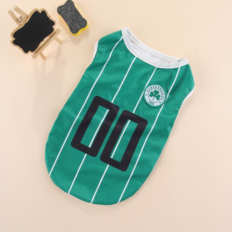 

World Cup Dog Vest: Spring/Summer Style for Teddy, Golden Retriever, Samoyed L