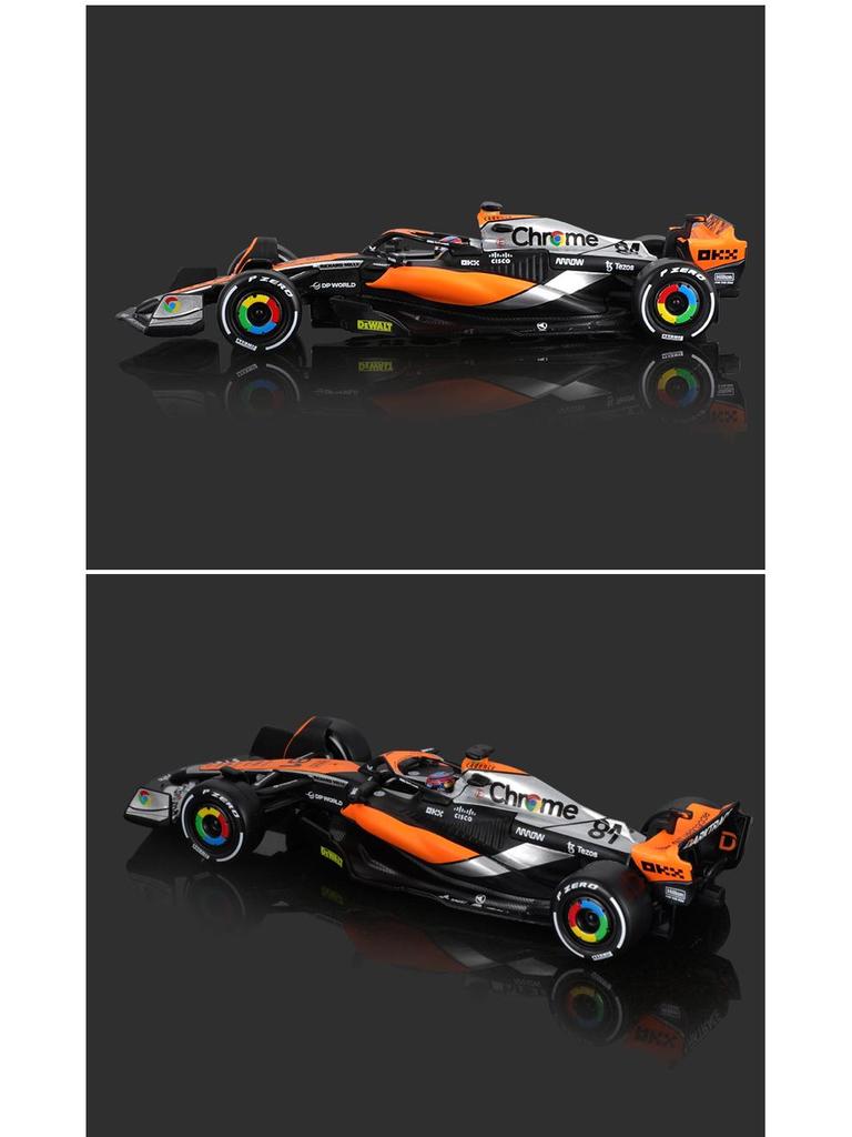 Bimeigao 1:43 McLaren MCL60 2023 F1 Racing Alloy Car Model