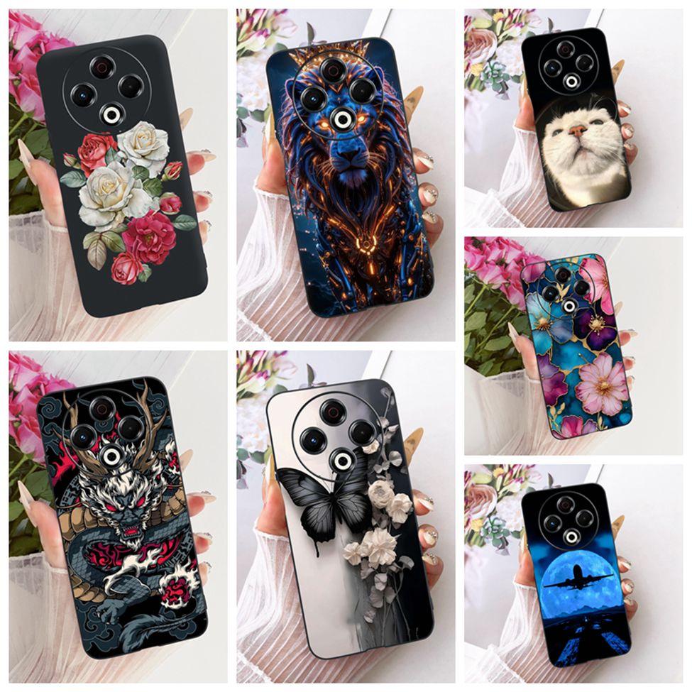 Case For Tecno Spark 30 4G Cover KL6 Cute Cat Fashion Butterfly Painted Casing For Techno Spark 30 Bumper