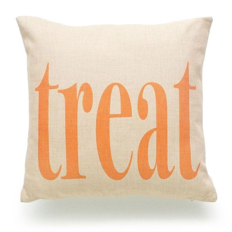Stylish Halloween Pumpkin Decorative Pillowcases With Invisible Zipper Design