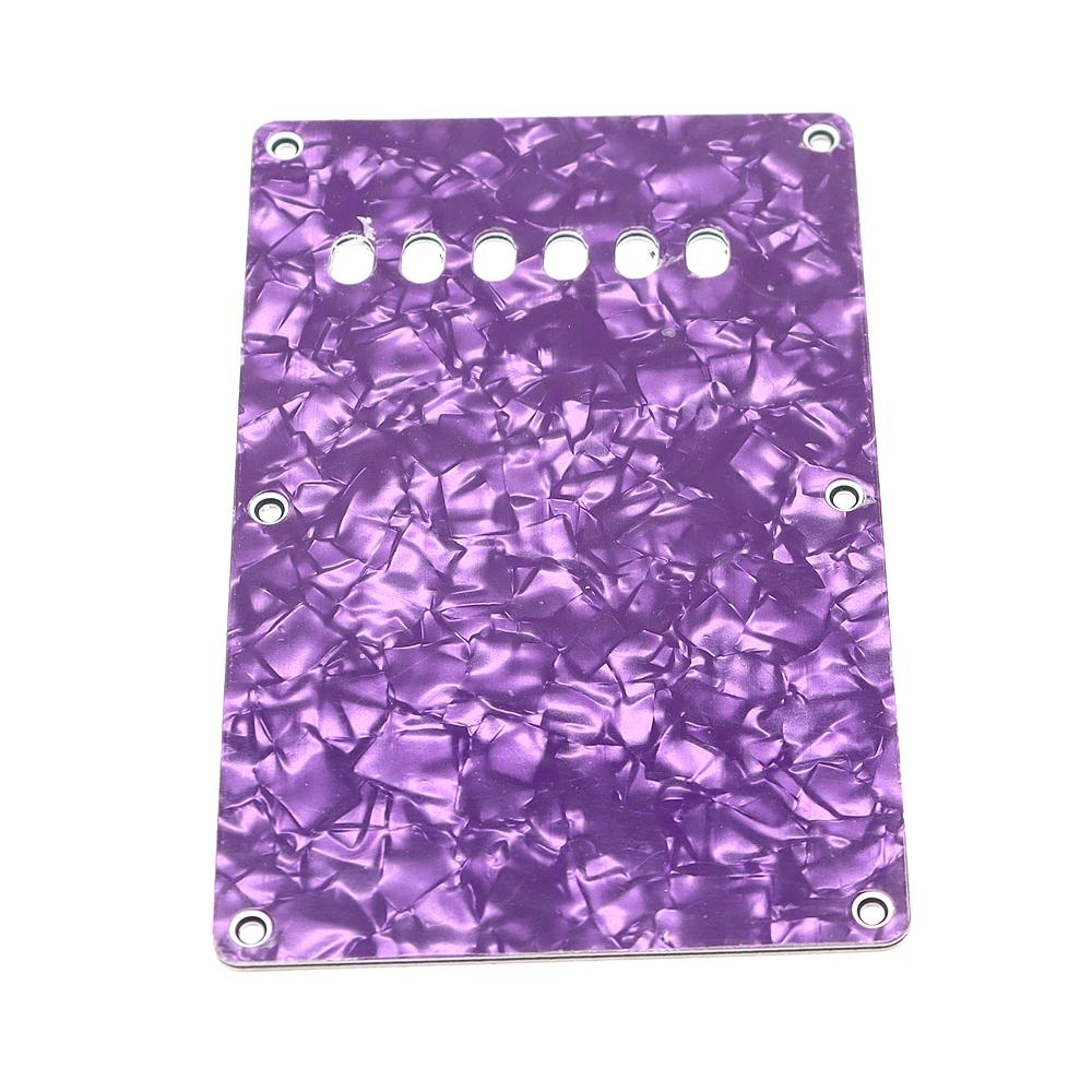 6 Hole Pvc Guitar Back Plate Pickguard Tremolo Backplate For St Modern   Style Electric Guitar Special Offer