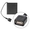 AA Battery Box 2/3/4/6/8 Slot AA Battery Storage Case with Cover Switches