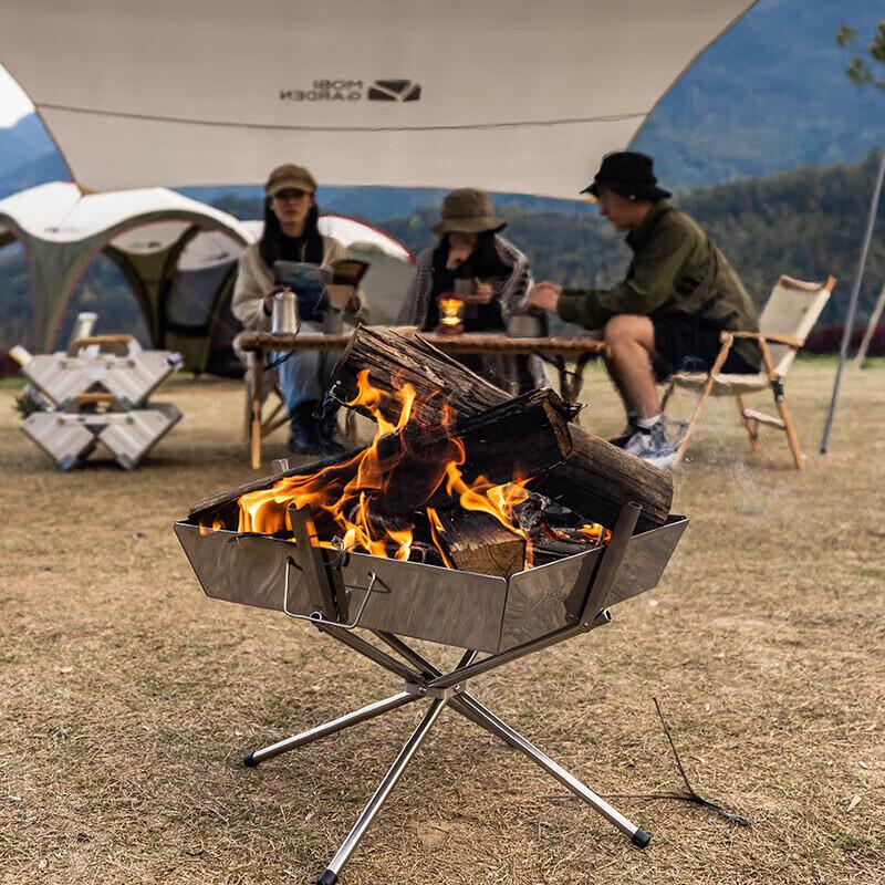 Mobigarden Portable Camping Fire Pit Grill