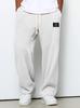 European and American men's spring and autumn tide brand drape straight sweatpants wide-leg sports casual trousers