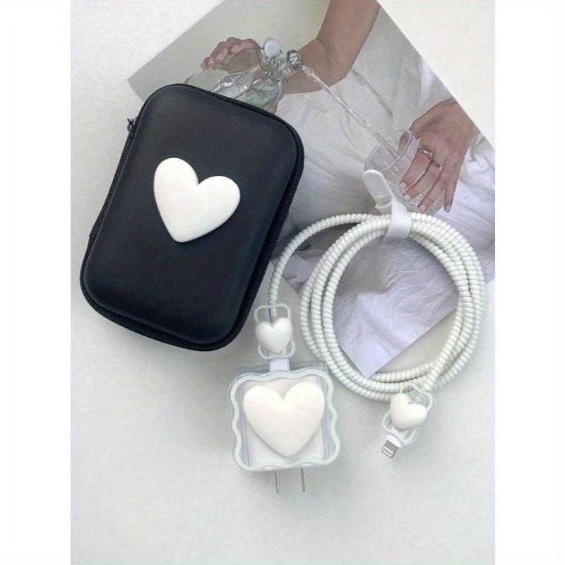 6pcs/Set  Storage Bag Compatible With  Charger Case, Data Cable, Wired/Wireless Earphones Cable Organizer