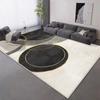 Tappeto Geometrico Moderno per Soggiorno Decorazione Casa Nordica Tappeto a Pelo Corto Antiscivolo 200x300 Cm Camera da Letto Tappetino Pieghevole per Divano