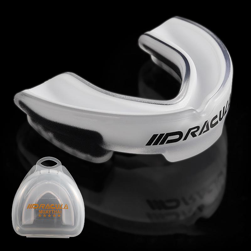 Sports Adult Sports Mouthguard Muay Thai Boxing Teeth Rugby Fight Training Protection Mma Braces Fighting Mouth Guard чёрный