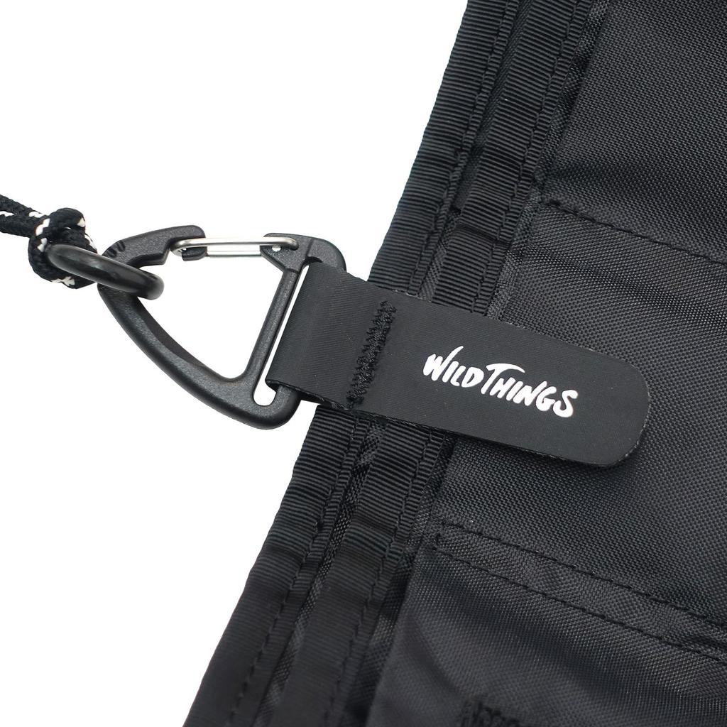 Wild Things Neck Wallet Wallet for Coins and Olive 2 WT-380-3601, Tri-fold Bills, Small, X-PAC Nylon, Men's,