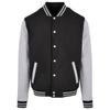 Build Your Brand Mens Basic Varsity Jacket