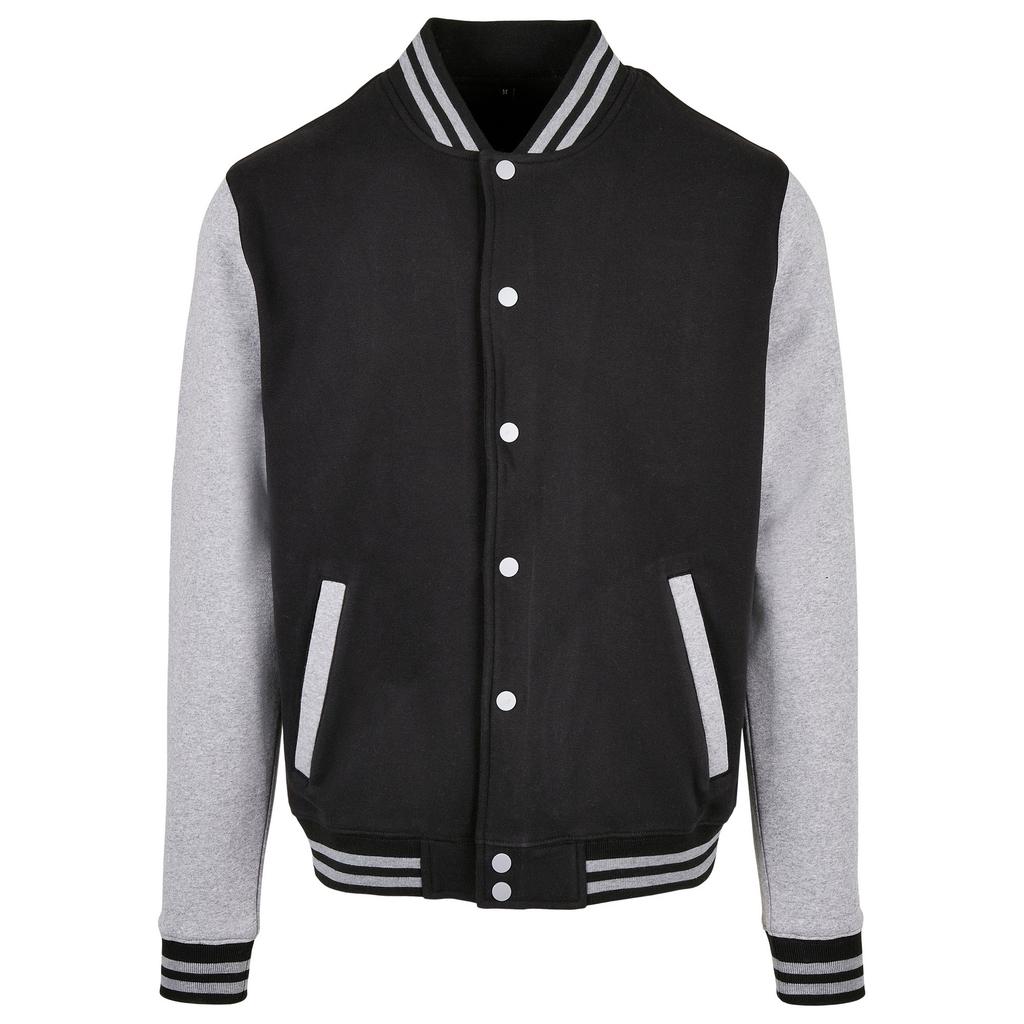 Build Your Brand Mens Basic Varsity Jacket