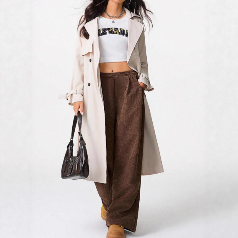 2025 Retro Cordhose Locker Weite Beine für Herbst/Winter