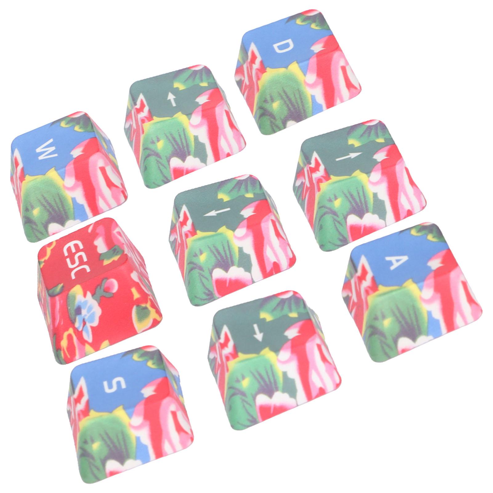 

Колпачки для клавиш клавиатуры PBT Материал OEM Высота Эргономичный Дизайн с Цветами Легкая Установка Компьютерные Аксессуары