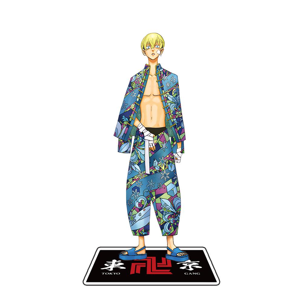 Anime Tokyo-revenge Acrylic Bracket Model Character Manjiro Sano Draken Model Desktop Ornament Standing Fan Collection Gift