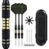 1 Set Steel Tip Brass Dart Professional Steel Tip Brass Dart Set 22g Metal Dart Set Indoor Sports Games Durable