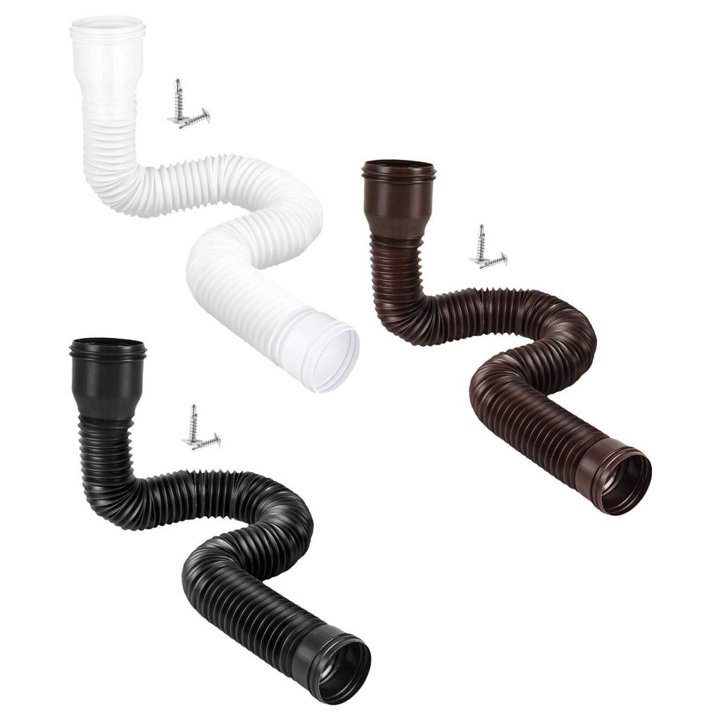Rain Gutter Downspout Extension Extender Diverter Retractable 47-150cm for Rainwater