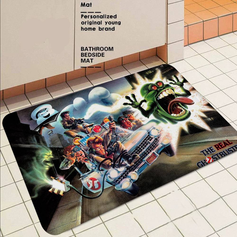 Ghostbusters Hallway Carpet INS Style Soft Bedroom Floor House Laundry Room Mat Anti-skid Bedside Area Rugs