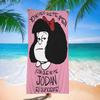 Cute Cartoon M-Mafalda Bath Towel Microfiber Soft Water Absorbing Breathable For Girl Kids Decorative Cartoon Beach Towel