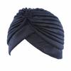 Indian Women Muslim Pleated Hijab Turban Bonnet Chemo Caps Underscarf Beanies Hair Loss Femme Cancer Hats Headwrap Scarf Covers