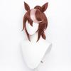 NoryNick Tokai Teio Cosplay Wig with Wig Ears and Tail Net,