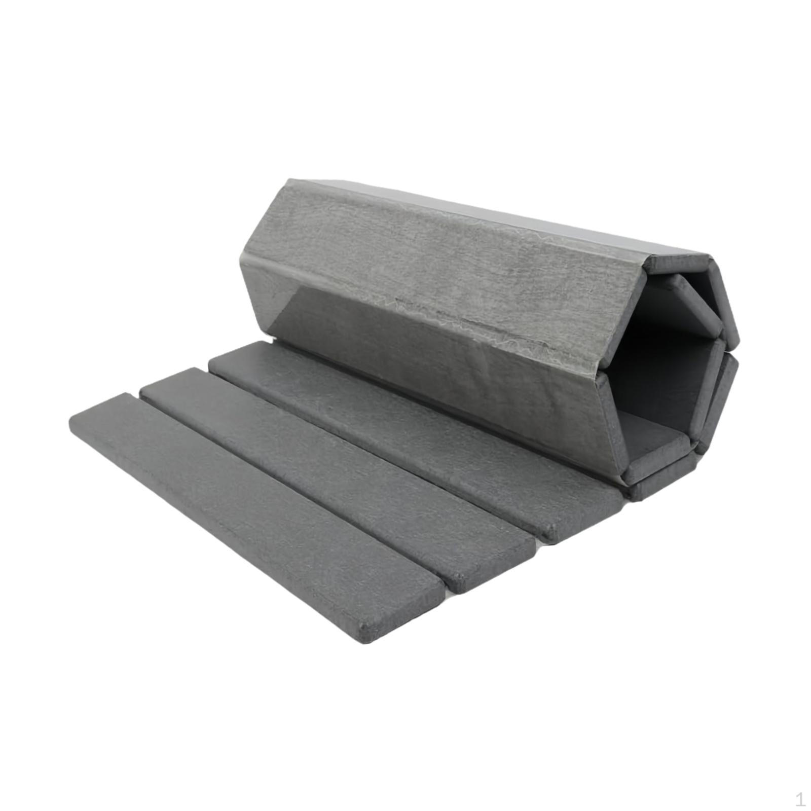 

Коврик для сушки в качестве поддона для стекания и подставки для посуды, складной, кухонный, с элегантным каменным видом, изготовленный из темно-серого