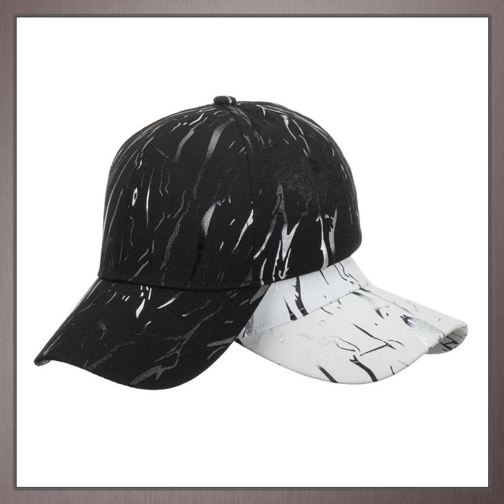 One Limitation Ripple Pattern CP344 for Men and Perfect for Running and Outdoor Activities One-Color Cap, (White), Women,