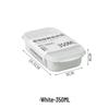 Transparent Food-Grade Fresh-Keeping Plastic Box with Lid for Refrigerator Use