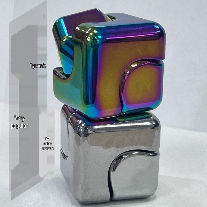 Seven-Color Metal Gyro: Dazzling EDC Fidget Spinner Blind Box